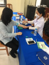 TRƯỜNG THCS LÊ HỒNG PHONG TỔ CHỨC KHÁM SỨC KHỎE CHO CÁN BỘ GIÁO VIÊN, NHÂN VIÊN