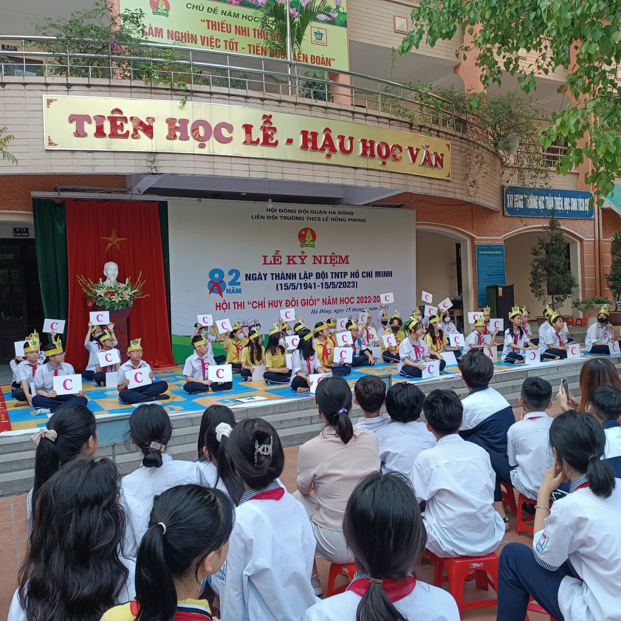 Lễ kỷ niệm 82 năm Ngày thành lập Đội Thiếu niên tiền phong Hồ Chí Minh và Hội thi " Chỉ huy Đội giỏi năm học 2022 - 2023