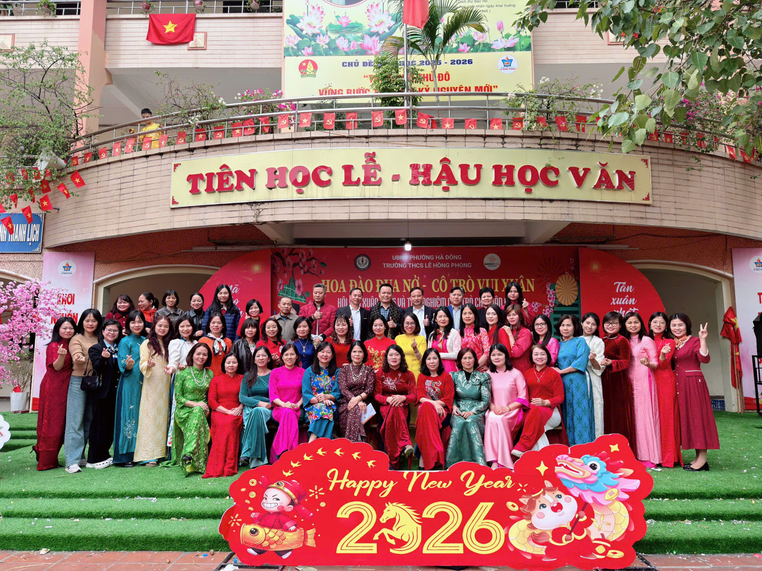 CHƯƠNG TRÌNH HỘI XUÂN 2026 CỦA TRƯỜNG THCS LÊ HỒNG PHONG