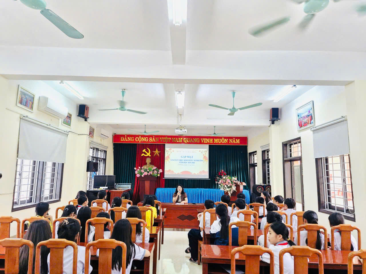 GẶP MẶT ĐỘI TUYỂN TRƯỚC KỲ THI GIAO LƯU HỌC SINH GIỎI CẤP PHƯỜNG