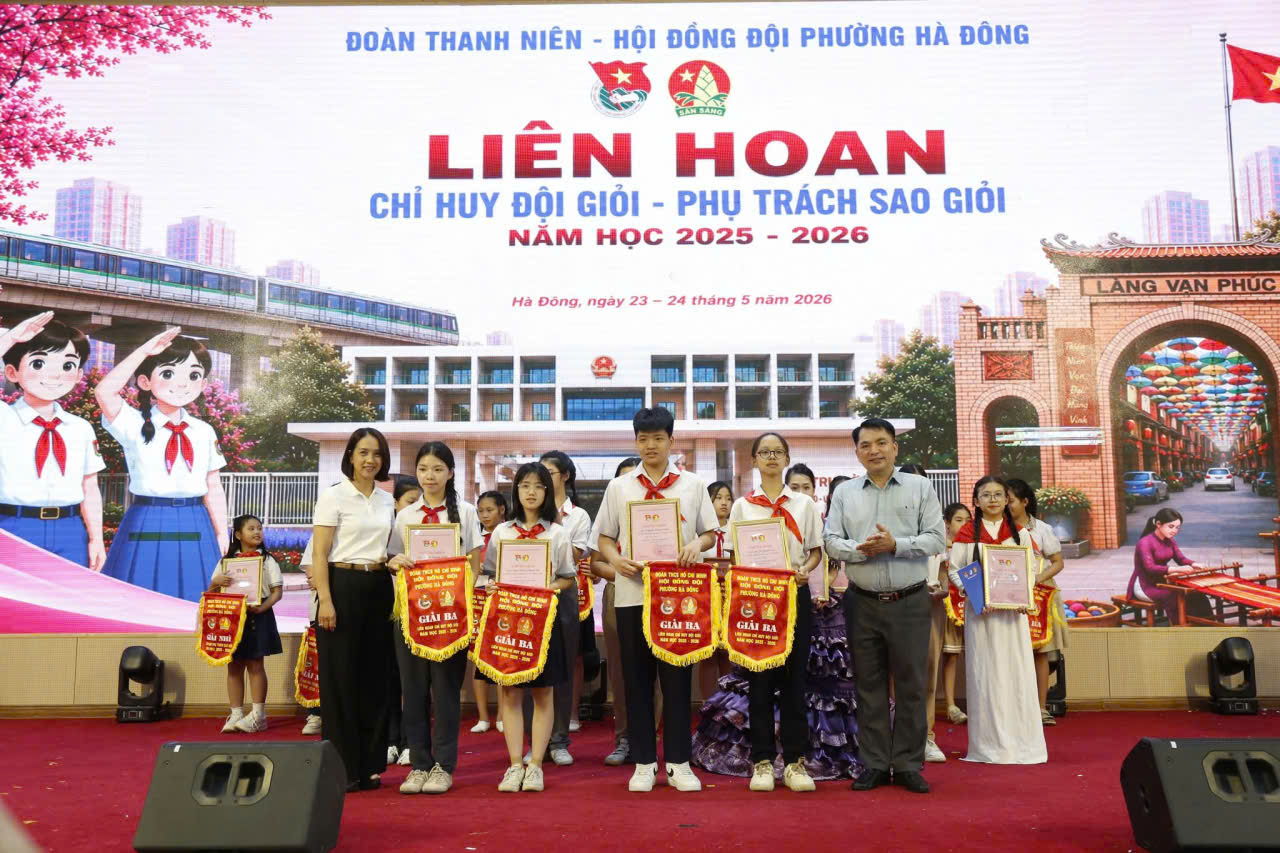 🌟 CHÚC MỪNG THÀNH TÍCH CỦA CÁC EM ĐỘI VIÊN TRONG HỘI THI “CHỈ HUY ĐỘI GIỎI - PHỤ TRÁCH SAO GIỎI "PHƯỜNG HÀ ĐÔNG 🌟